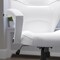Flash Furniture Mid-Back Exec Chair, White QD-5058M-WHITE-GG - alternate 5